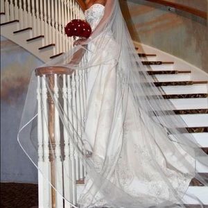 Beautiful custom make wedding gown Priscilla Boston